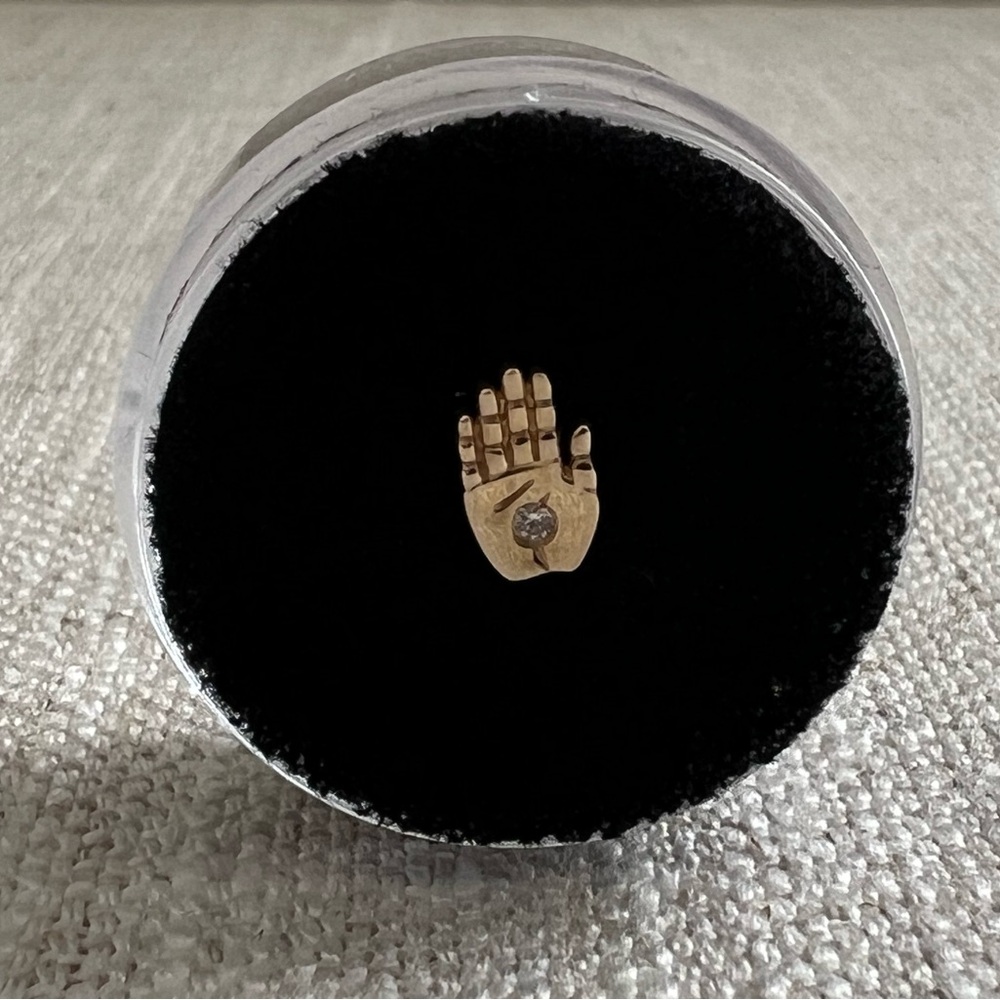 NEW Junipurr ‘The Minder’ 14k Gold Threadless End Jewelry - Picture 3 of 7